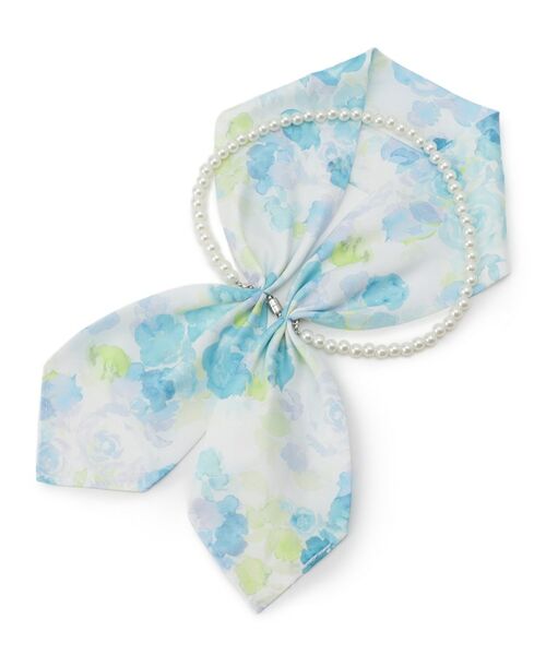 ITS'DEMO/イッツデモ 【簡単着脱/手洗い可】パール調付マグネットスカーフ ピンク(172) 00(フリーサイズ) ITS'DEMO/イッツデモ 【簡単着脱/手洗い可】パール調付マグネットスカーフ ピンク(172) 00(フリーサイズ)