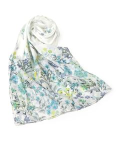 ITS'DEMO / イッツデモ マフラー・ショール・スヌード・ストール | 【洗濯可】フラワーコットンストール