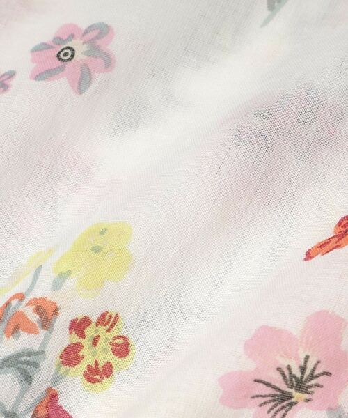 ITS'DEMO / イッツデモ マフラー・ショール・スヌード・ストール | 【洗濯可】フラワーコットンストール | 詳細2