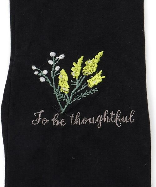 ITS'DEMO / イッツデモ 手袋 | 【UV／接触冷感／ギフトに】花言葉刺繍アームカバー | 詳細6