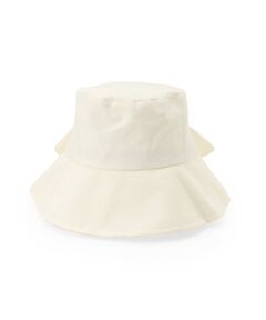 ITS'DEMO / イッツデモ ハット | 【サイズ調整可／手洗い可／UV】バックリボンスリットハット