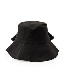 ITS'DEMO / イッツデモ ハット | 【サイズ調整可／手洗い可／UV】バックリボンスリットハット