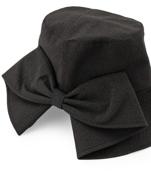 ITS'DEMO / イッツデモ ハット | 【サイズ調整可／手洗い可／UV】バックリボンスリットハット | 詳細6