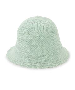 ITS'DEMO / イッツデモ ハット | 【手洗い可】麻混クロス編みハット