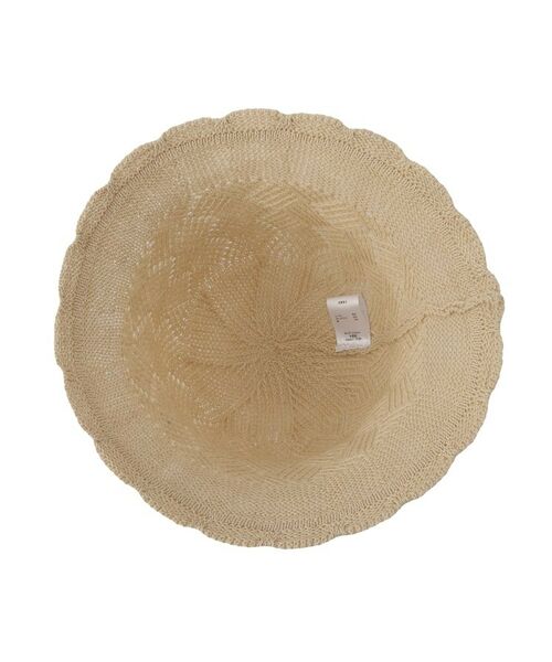 ITS'DEMO / イッツデモ ハット | 【手洗い可】麻混クロス編みハット | 詳細4