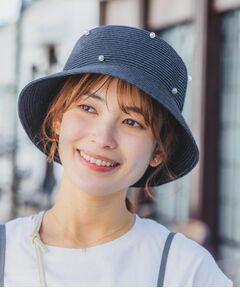 ITS'DEMO / イッツデモ ハット | 【サイズ調整可】パール調ペーパーベルハット