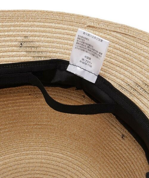 ITS'DEMO / イッツデモ ハット | 【サイズ調整可／手洗い可】細リボンハット | 詳細6
