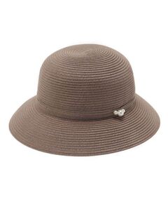 ITS'DEMO / イッツデモ ハット | 【サイズ調整可／手洗い可】パール調コシ巻きハット