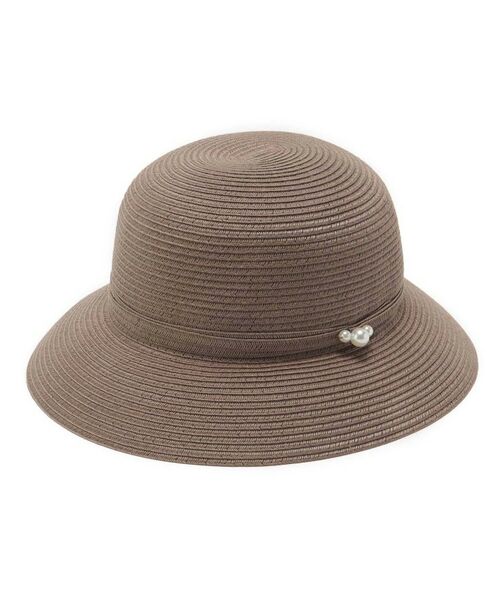 ITS'DEMO / イッツデモ ハット | 【サイズ調整可／手洗い可】パール調コシ巻きハット | 詳細1