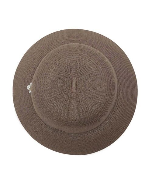 ITS'DEMO / イッツデモ ハット | 【サイズ調整可／手洗い可】パール調コシ巻きハット | 詳細3