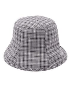 ITS'DEMO / イッツデモ ハット | 【サイズ調整可／手洗い可】サマーチェックチューリップハット