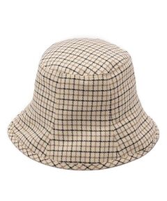 ITS'DEMO / イッツデモ ハット | 【サイズ調整可／手洗い可】サマーチェックチューリップハット