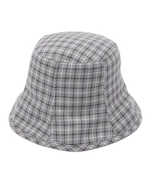 ITS'DEMO / イッツデモ ハット | 【サイズ調整可／手洗い可】サマーチェックチューリップハット | 詳細2