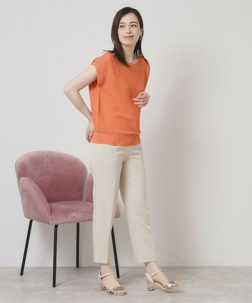 ITS'DEMO / イッツデモ ニット・セーター | 【さらりタッチ／ラメ／洗濯機OK】ラメガーターフレンチニット | 詳細15