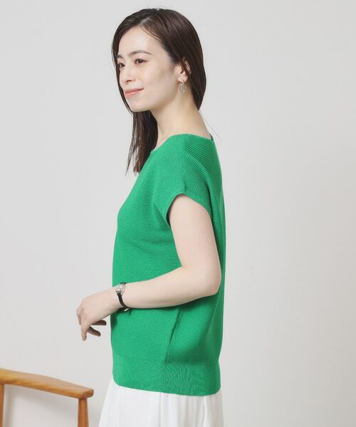 ITS'DEMO / イッツデモ ニット・セーター | 【さらりタッチ／ラメ／洗濯機OK】ラメガーターフレンチニット | 詳細26