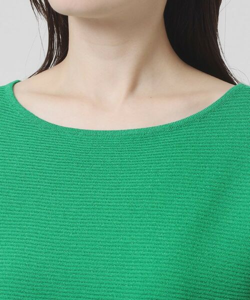 ITS'DEMO / イッツデモ ニット・セーター | 【さらりタッチ／ラメ／洗濯機OK】ラメガーターフレンチニット | 詳細28