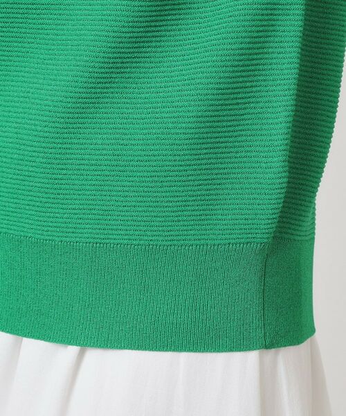 ITS'DEMO / イッツデモ ニット・セーター | 【さらりタッチ／ラメ／洗濯機OK】ラメガーターフレンチニット | 詳細30