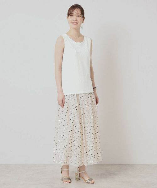 ITS'DEMO / イッツデモ キャミソール・チューブトップ | 【洗濯機OK】レースタンクトップ | 詳細3