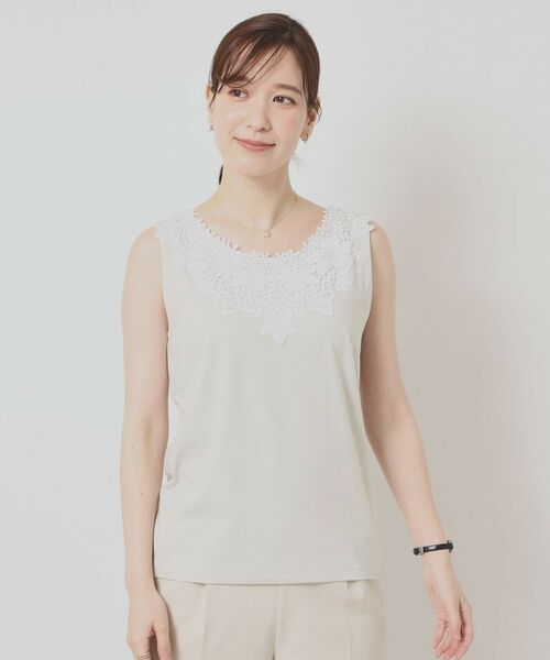 ITS'DEMO / イッツデモ キャミソール・チューブトップ | 【洗濯機OK】レースタンクトップ | 詳細6