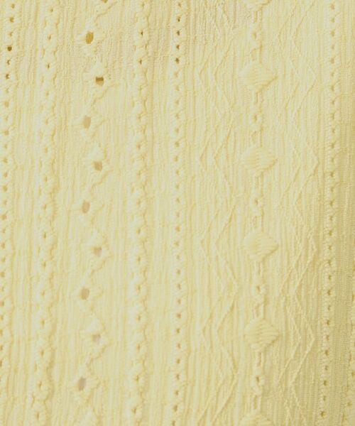 ITS'DEMO / イッツデモ カットソー | 【手洗い可】レーシーふくれジャカードプルオーバー | 詳細12