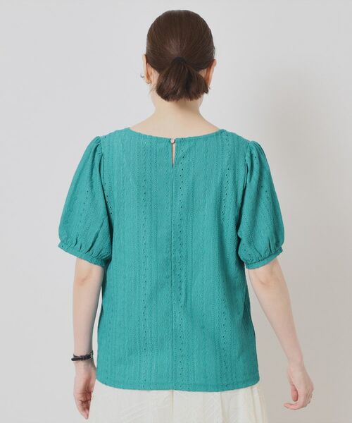 ITS'DEMO / イッツデモ カットソー | 【手洗い可】レーシーふくれジャカードプルオーバー | 詳細19