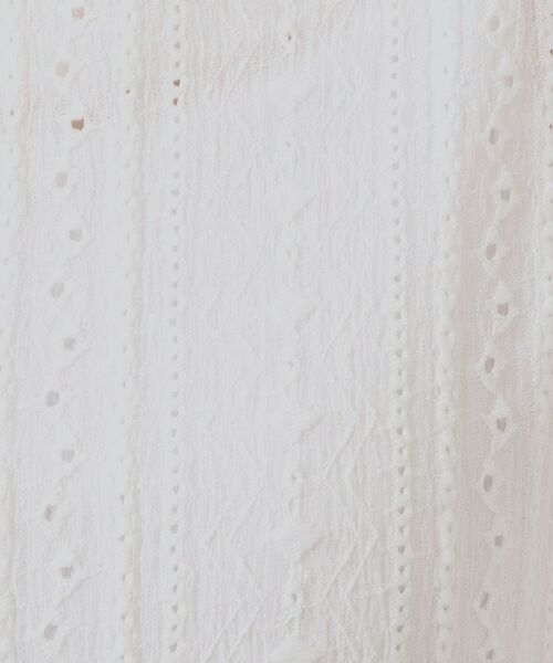 ITS'DEMO / イッツデモ カットソー | 【手洗い可】レーシーふくれジャカードプルオーバー | 詳細4