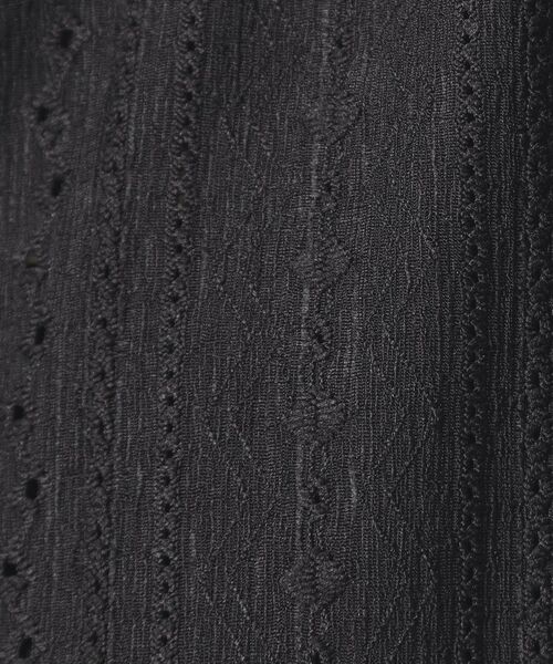 ITS'DEMO / イッツデモ カットソー | 【手洗い可】レーシーふくれジャカードプルオーバー | 詳細8