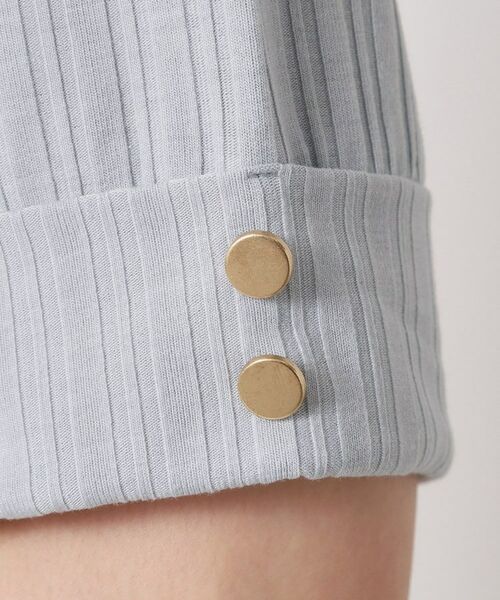 ITS'DEMO / イッツデモ カットソー | 【手洗い可】ランダムテレコ袖釦プルオーバー | 詳細22