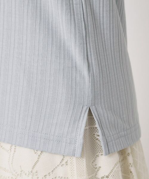 ITS'DEMO / イッツデモ カットソー | 【手洗い可】ランダムテレコ袖釦プルオーバー | 詳細23