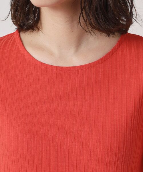 ITS'DEMO / イッツデモ カットソー | 【手洗い可】ランダムテレコ袖タックプルオーバー | 詳細20