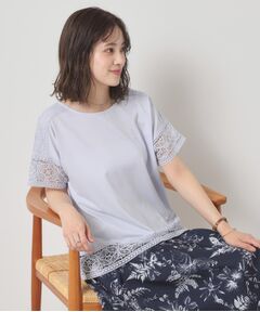 ITS'DEMO / イッツデモ カットソー | 【吸水速乾／手洗い可／洗濯後しわになりにくい】カットミラノレーストップス