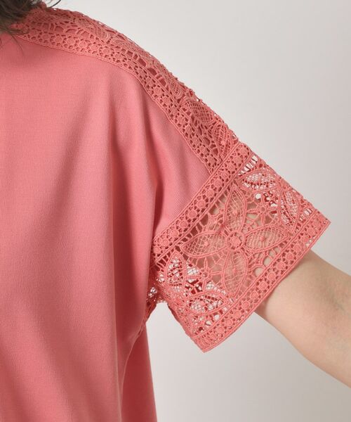 ITS'DEMO / イッツデモ カットソー | 【吸水速乾／手洗い可／洗濯後しわになりにくい】カットミラノレーストップス | 詳細24