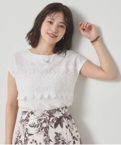 ITS'DEMO / イッツデモ カットソー | 【吸水速乾／手洗い可／洗濯後しわになりにくい】カットミラノフロントレーストップス