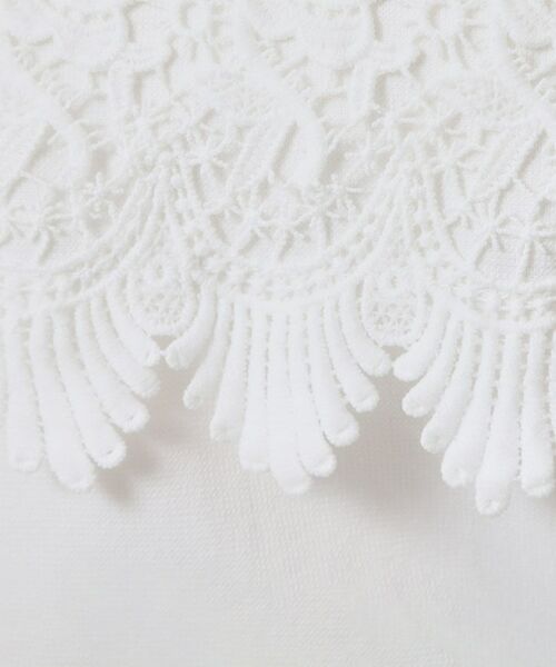 ITS'DEMO / イッツデモ カットソー | 【吸水速乾／手洗い可／洗濯後しわになりにくい】カットミラノフロントレーストップス | 詳細6