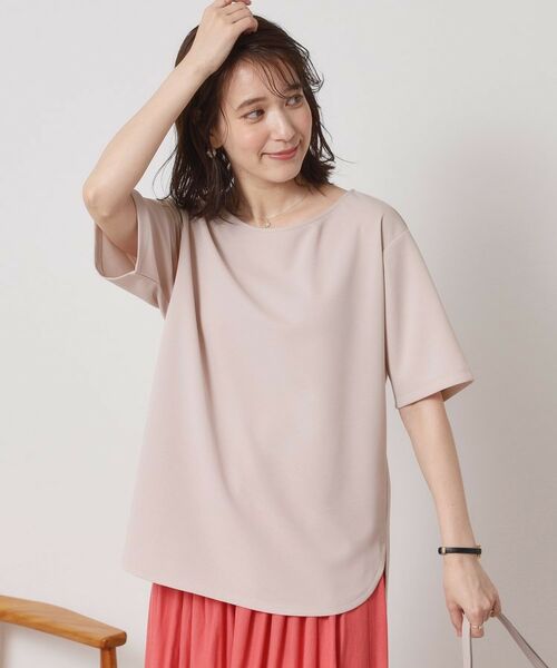 ITS'DEMO / イッツデモ シャツ・ブラウス | 【接触冷感／洗濯機OK】カットジョーゼットTシャツ | 詳細10