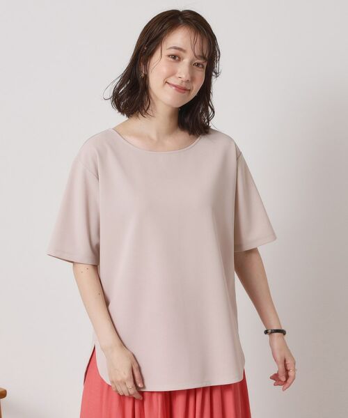 ITS'DEMO / イッツデモ シャツ・ブラウス | 【接触冷感／洗濯機OK】カットジョーゼットTシャツ | 詳細13