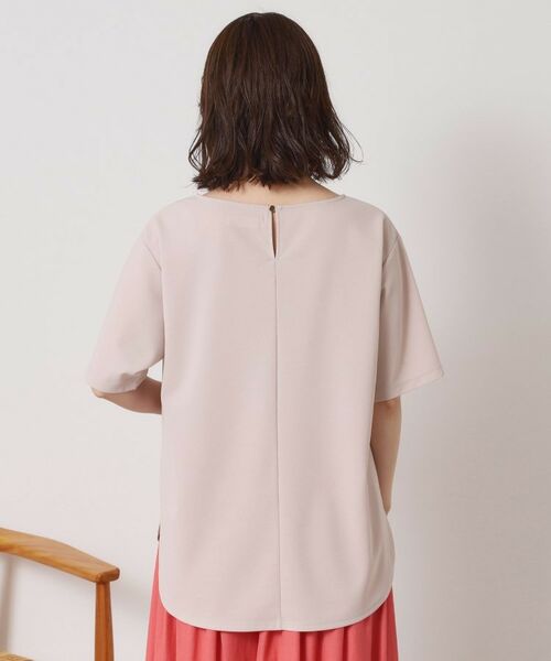 ITS'DEMO / イッツデモ シャツ・ブラウス | 【接触冷感／洗濯機OK】カットジョーゼットTシャツ | 詳細15