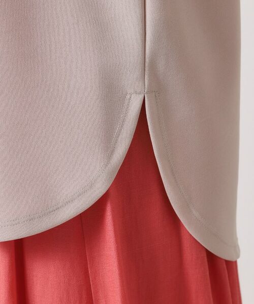 ITS'DEMO / イッツデモ シャツ・ブラウス | 【接触冷感／洗濯機OK】カットジョーゼットTシャツ | 詳細19