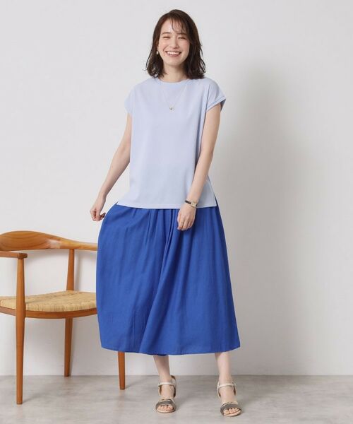 ITS'DEMO / イッツデモ シャツ・ブラウス | 【接触冷感／洗濯機OK】カットジョーゼット2wayトップス | 詳細18