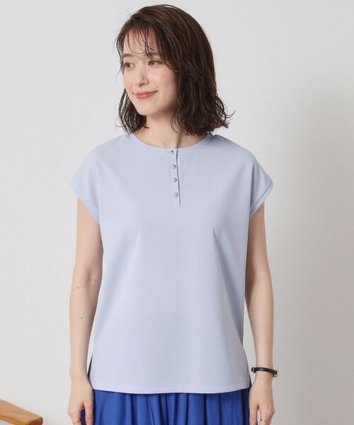 ITS'DEMO / イッツデモ シャツ・ブラウス | 【接触冷感／洗濯機OK】カットジョーゼット2wayトップス | 詳細20