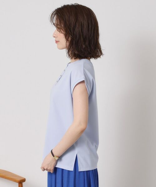 ITS'DEMO / イッツデモ シャツ・ブラウス | 【接触冷感／洗濯機OK】カットジョーゼット2wayトップス | 詳細21