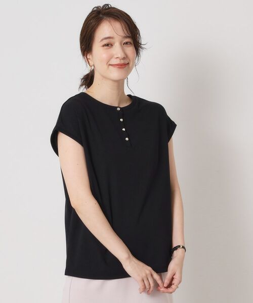 ITS'DEMO / イッツデモ シャツ・ブラウス | 【接触冷感／洗濯機OK】カットジョーゼット2wayトップス | 詳細5