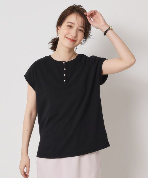 ITS'DEMO / イッツデモ シャツ・ブラウス | 【接触冷感／洗濯機OK】カットジョーゼット2wayトップス | 詳細6