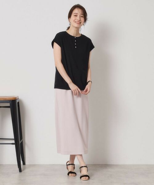 ITS'DEMO / イッツデモ シャツ・ブラウス | 【接触冷感／洗濯機OK】カットジョーゼット2wayトップス | 詳細7