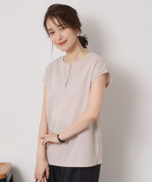 ITS'DEMO / イッツデモ シャツ・ブラウス | 【接触冷感／洗濯機OK】カットジョーゼット2wayトップス | 詳細9