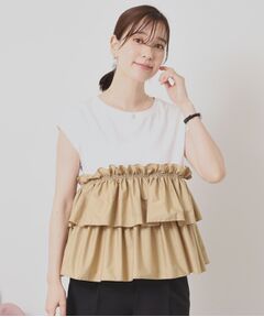 ITS'DEMO / イッツデモ カットソー | 【手洗い可】ビスチェ風プルオーバー