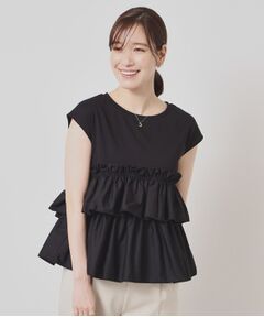 ITS'DEMO / イッツデモ カットソー | 【手洗い可】ビスチェ風プルオーバー