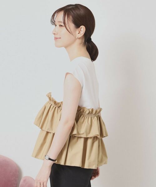 ITS'DEMO / イッツデモ カットソー | 【手洗い可】ビスチェ風プルオーバー | 詳細10