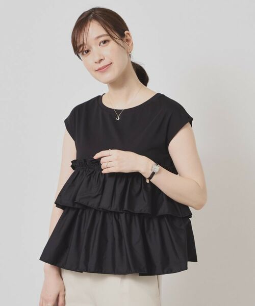 ITS'DEMO / イッツデモ カットソー | 【手洗い可】ビスチェ風プルオーバー | 詳細2