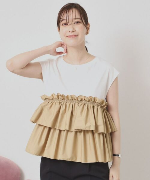 ITS'DEMO / イッツデモ カットソー | 【手洗い可】ビスチェ風プルオーバー | 詳細5